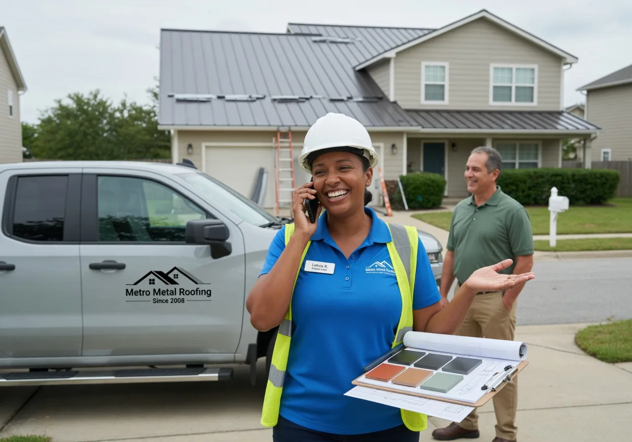 Storm Damage Metal Roof Repair in Tobaccoville, NC